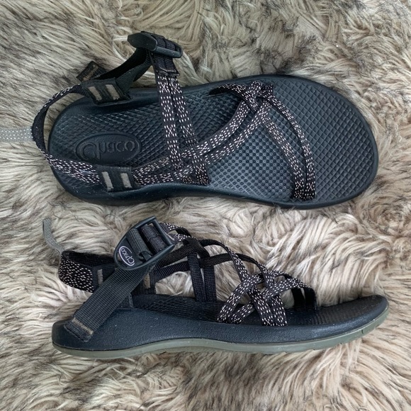Chaco Black and Gray Sandals - Picture 1 of 5